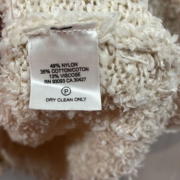 Nic + Zoe cream knit sweater - Picture 3 of 5